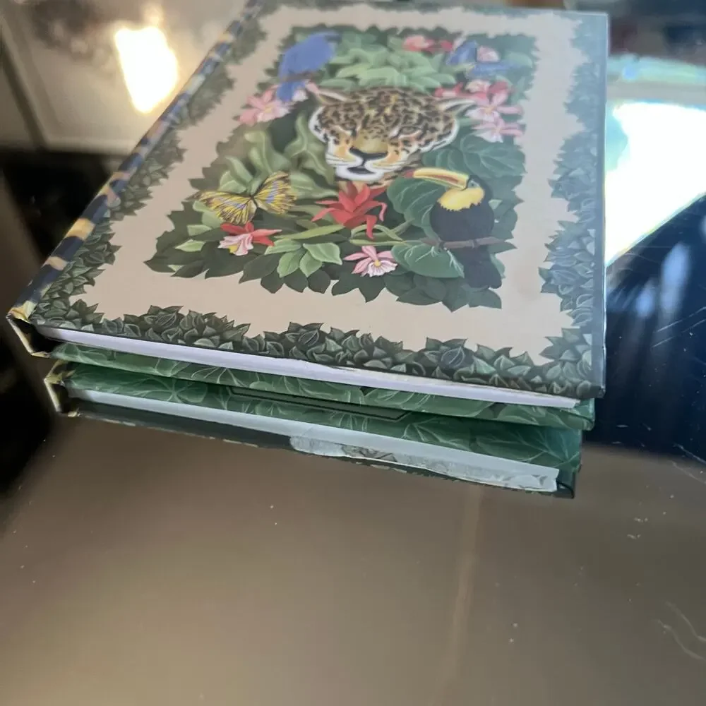 2 Piece 2003 Jungle Animals Journal and Address Book